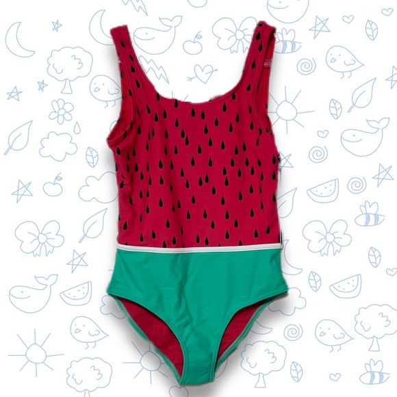 Vigoss Other - VIGOSS Girls' Watermelon One-Piece Swimsuit
